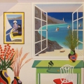 Interior with Mary Cassat - Image Size : 20x20 Inches