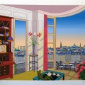 Breakfast in Paris - Image Size : 14x17 Inches