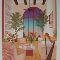 Interior with Harp - Image Size : 20x26 Inches