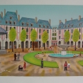 Place des Vosges - Image Size : 18x26 Inches